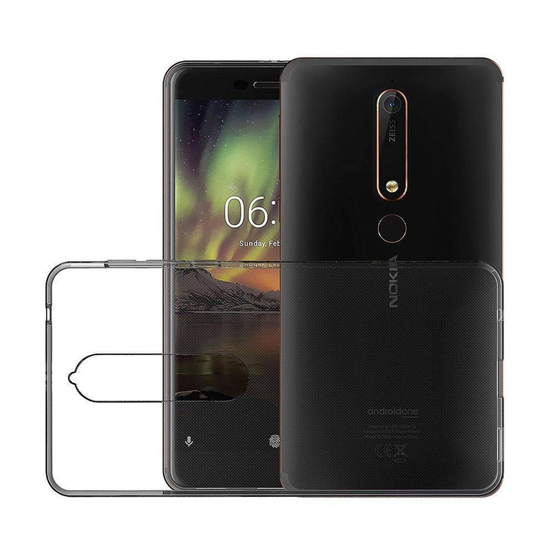 MaiJin Case for Nokia 6.1 (5.5 inch) MaiJin Soft TPU Rubber Gel Bumper Transparent Back Cover - Image 5